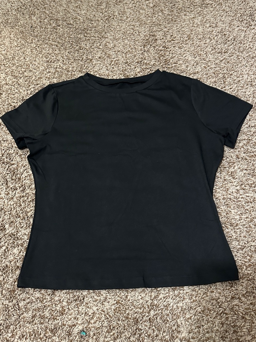 Classic Black Crewneck Women's Tee
